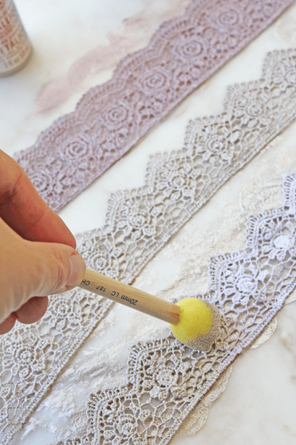 Mod Podge Lace Crown Craft | CatchMyParty.com