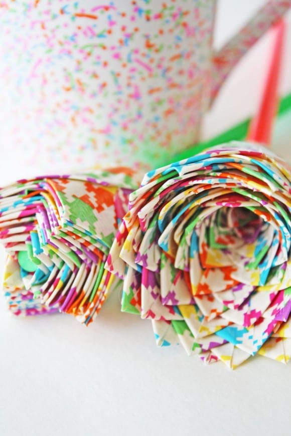 Duct Tape Flower Pencils DIY | CatchMyParty.com