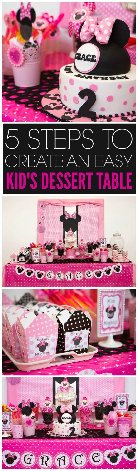 5 Steps to Create An Easy Child Dessert Table | CatchMyParty.com