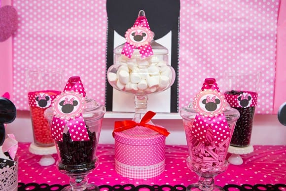 Kid's Dessert Table Candy Jars | CatchMyParty.com