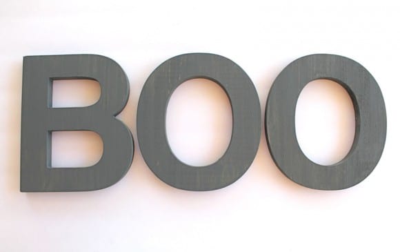 Materials for the BOO Sign | CatchMyParty.com