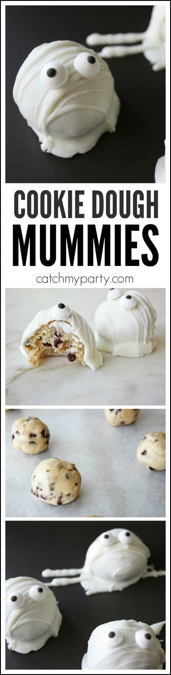 Cookie Dough Mummies | CatchMyParty.com