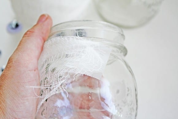 Making Halloween Mummy Jars DIY | CatchMyParty.com