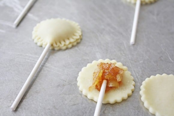 Creating Apple Pie Pops | CatchMyParty.com