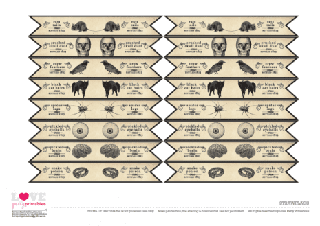 Free Gothic Halloween Printables The Catch My Party Blog