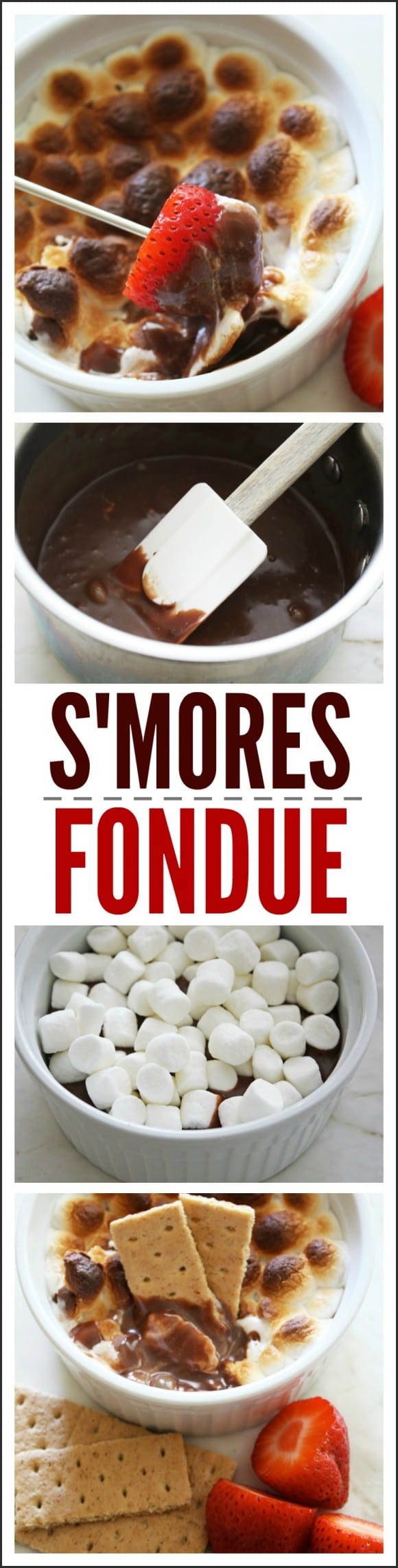 S'mores Fondue Recipe | CatchMyParty.com