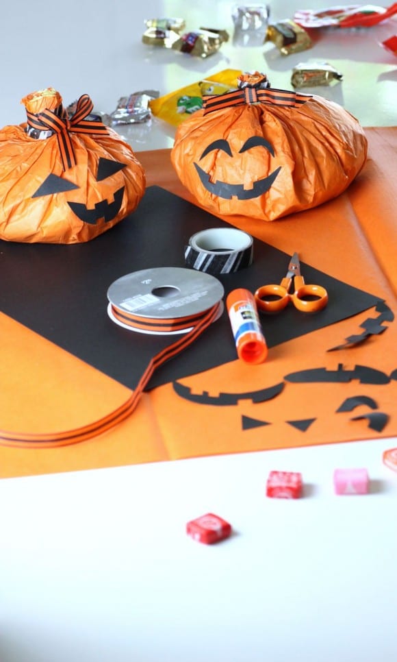 tissue-paper-pumpkin-treat-bag-craft-supplies