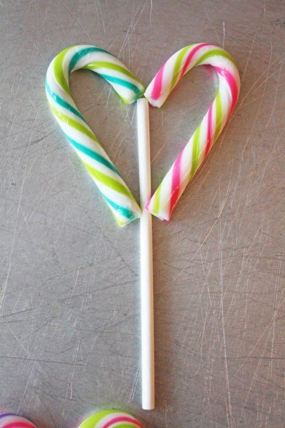 Candy Cane Lollipops | CatchMyParty.com