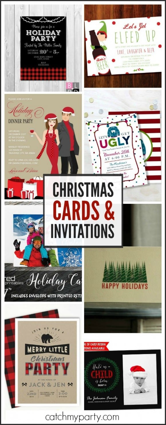 My favorite Christmas Cards and Invitations | CatchMyParty.com