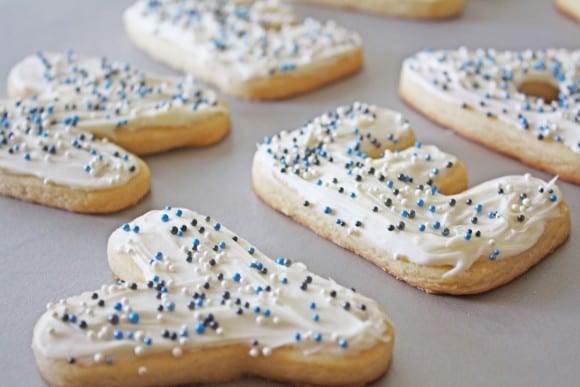 New Year Letter Cookies | CatchMyParty.com