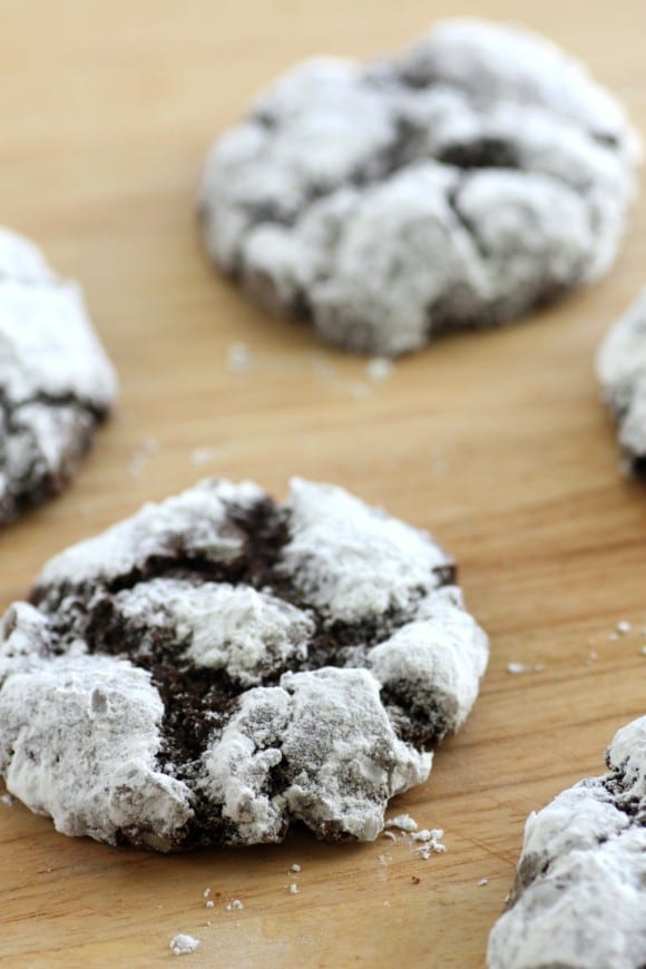 Easy Caramel Chocolate Crinkle Cookie Recipe | CatchMyParty.com