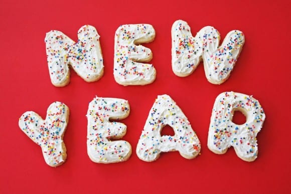 Final New Years Letter Cookies | CatchMyParty.com