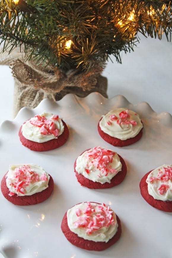 Holiday Red Velvet Cookies | CatchMyParty.com