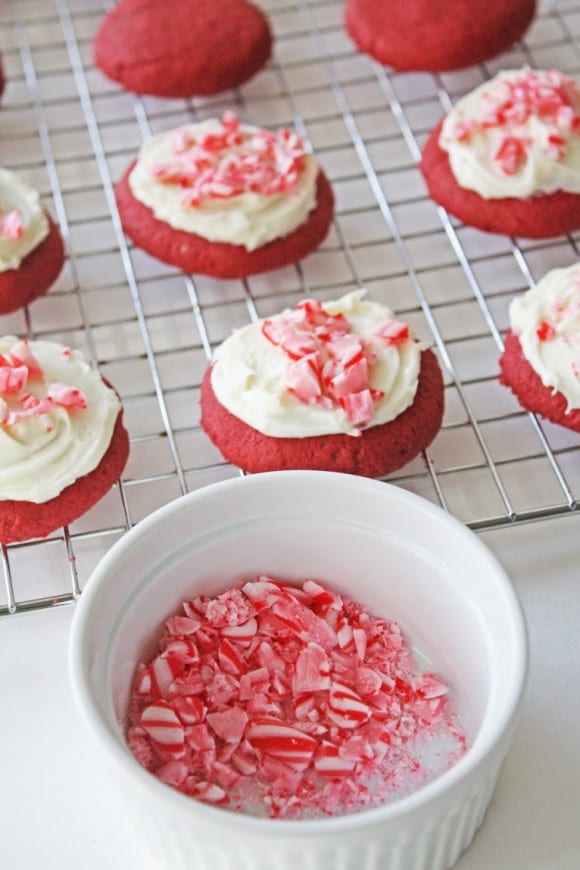 Holiday Red Velvet Cookies | CatchMyParty.com