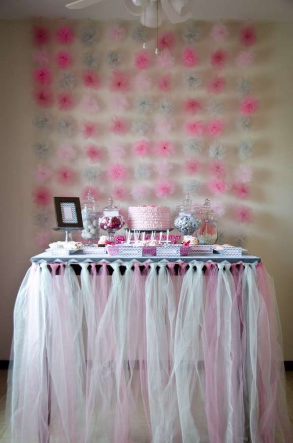 Girl 1st Birthday Wonderland Party | CatchMyParty.com