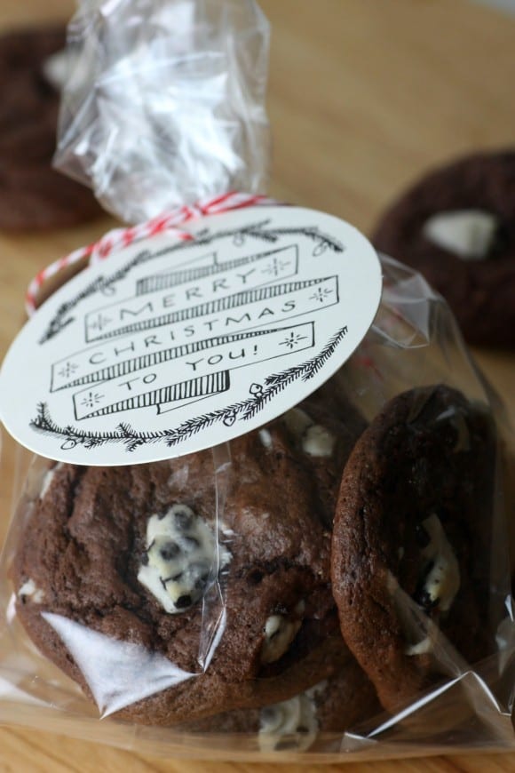 Chocolate Cake Batter Cookies With Cookies and Cream | CatchMyParty.com
