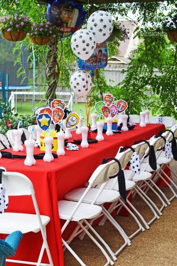 Party table Paw Patrol | CatchMyParty.com