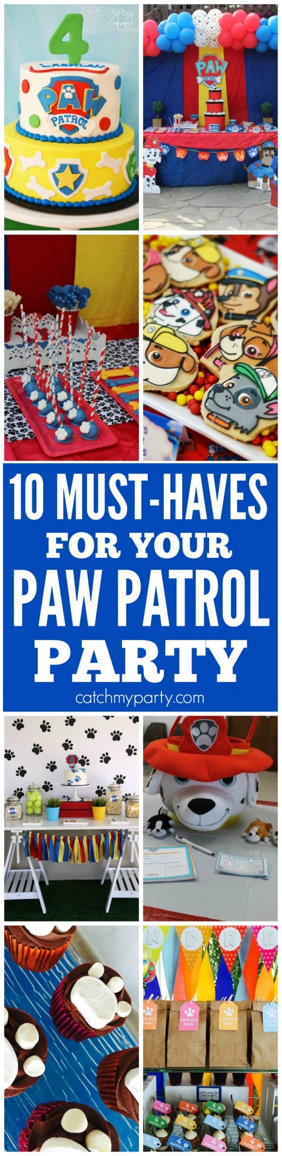 10 Must-Haves for your Paw Patrol party | CatchMyParty.com