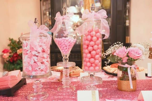 Pink and Gold Parties- Baby Shower! | CatchMyParty.com