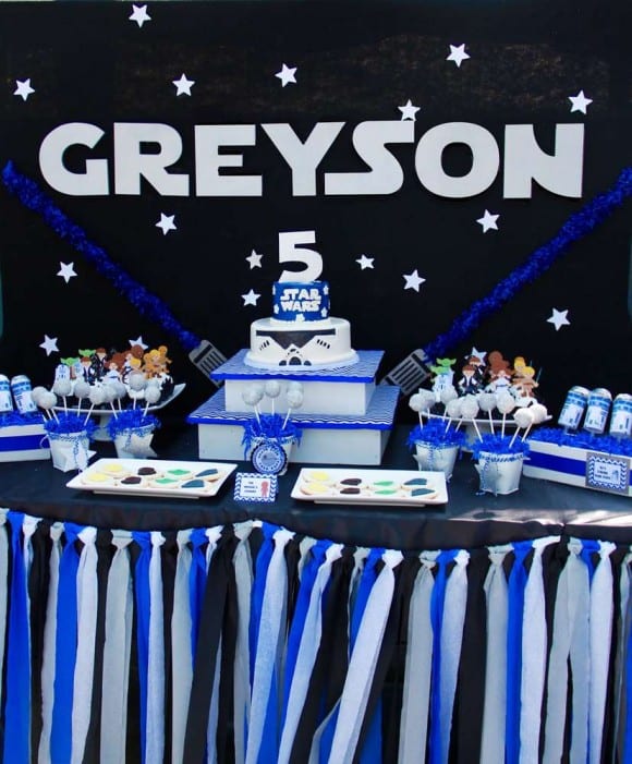 Star Wars Dessert Table | CatchMyParty.com