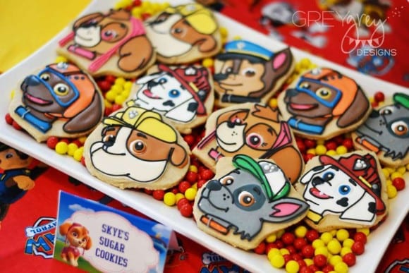 Paw Patrol cookies | CatchMyParty.com