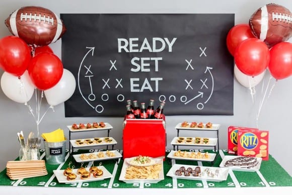 Game Day party ideas | CatchMyParty.com