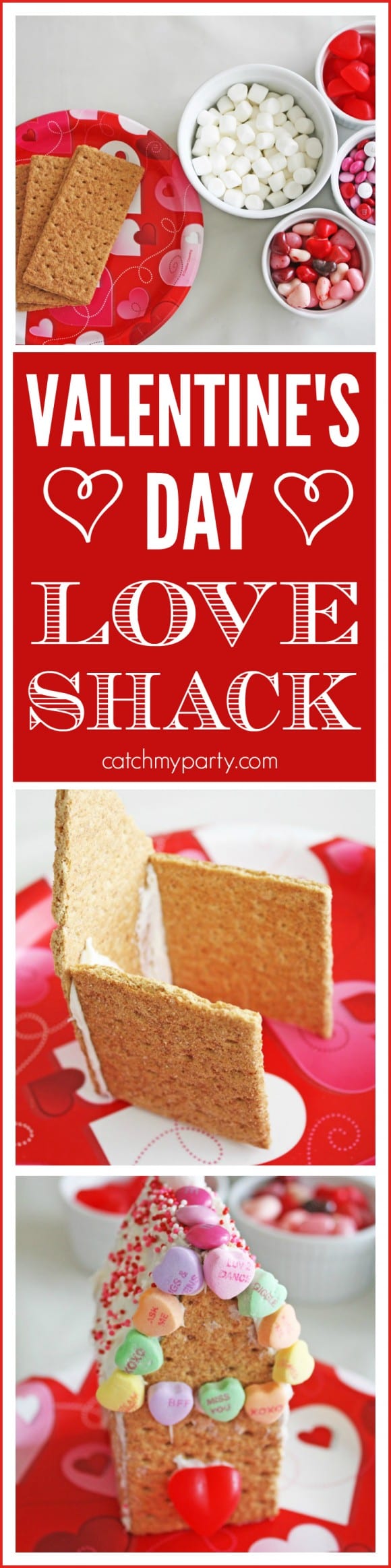 Valentine's Day Love Shack DIY | CatchMyParty.com
