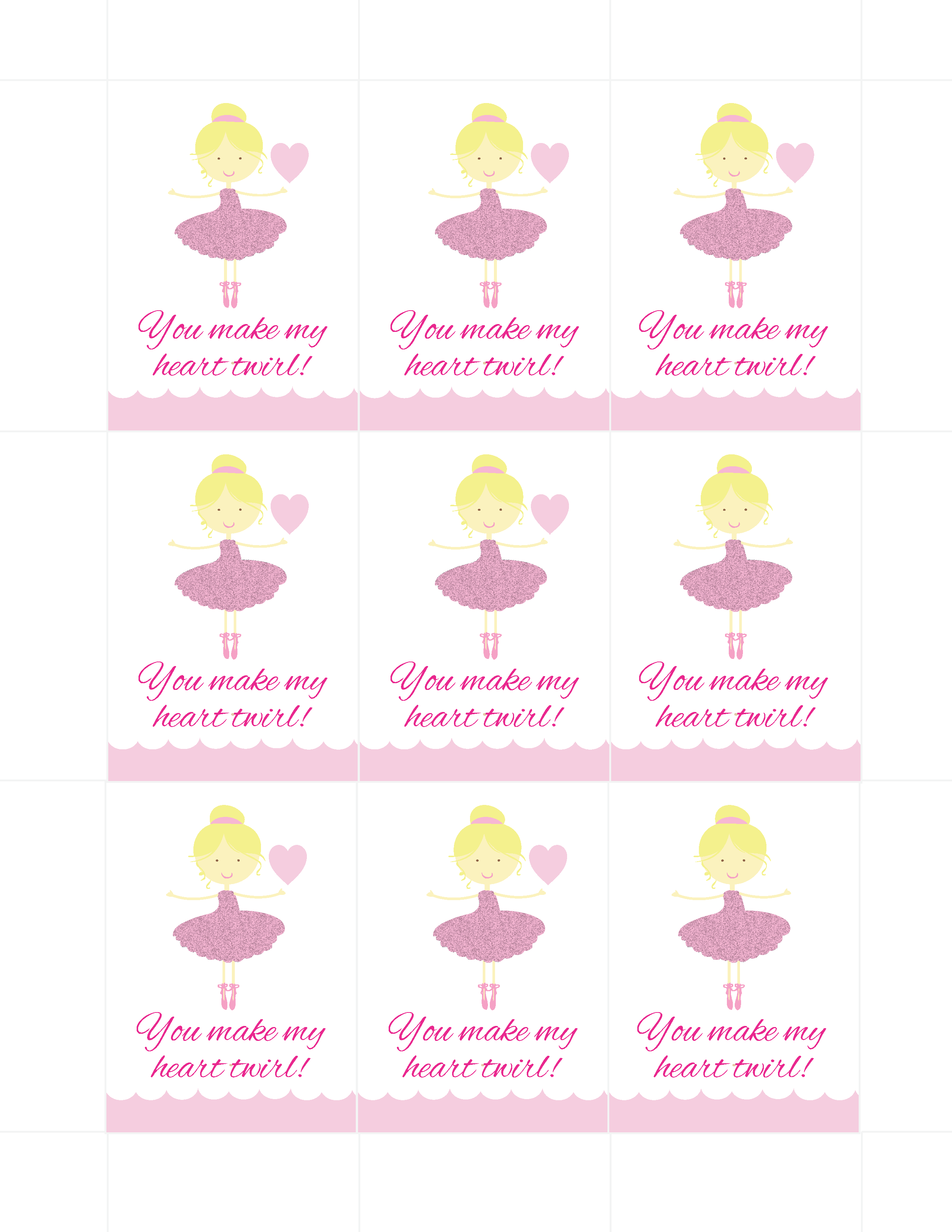 Ballerina Party Free Printables | Catch My