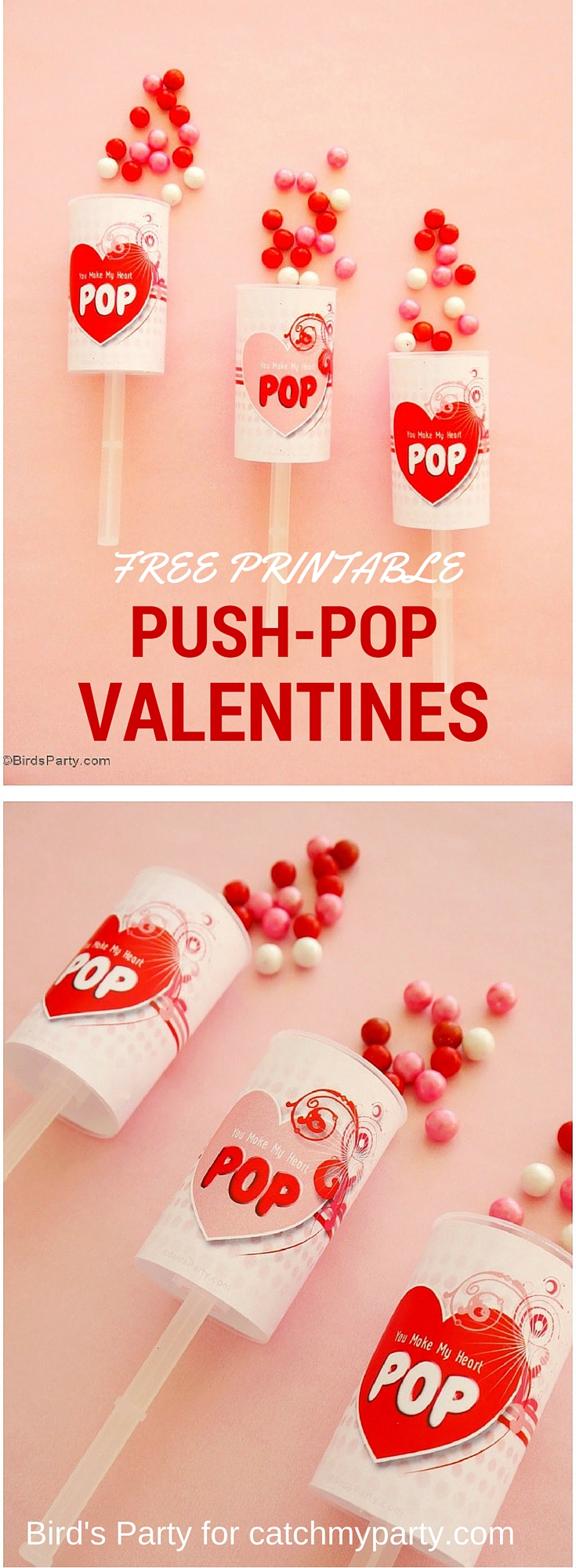 Free Valentine s Day Push Pop Printables Catch My Party