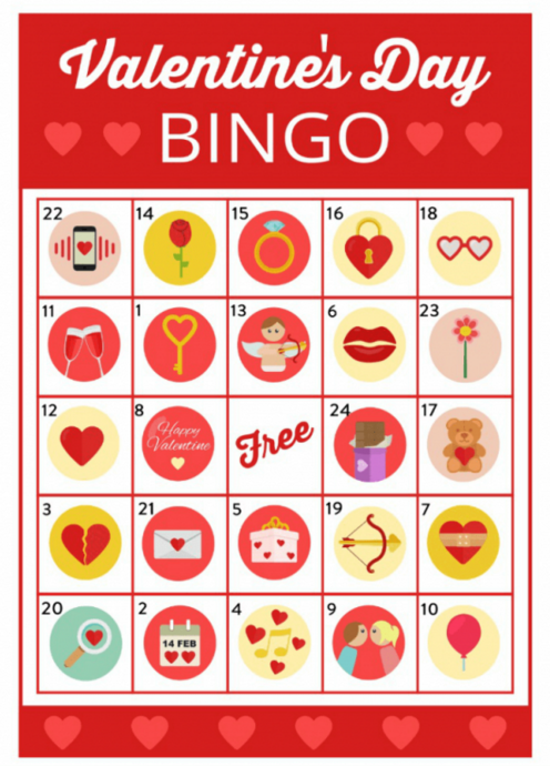 free downloadable valentine bingo games
