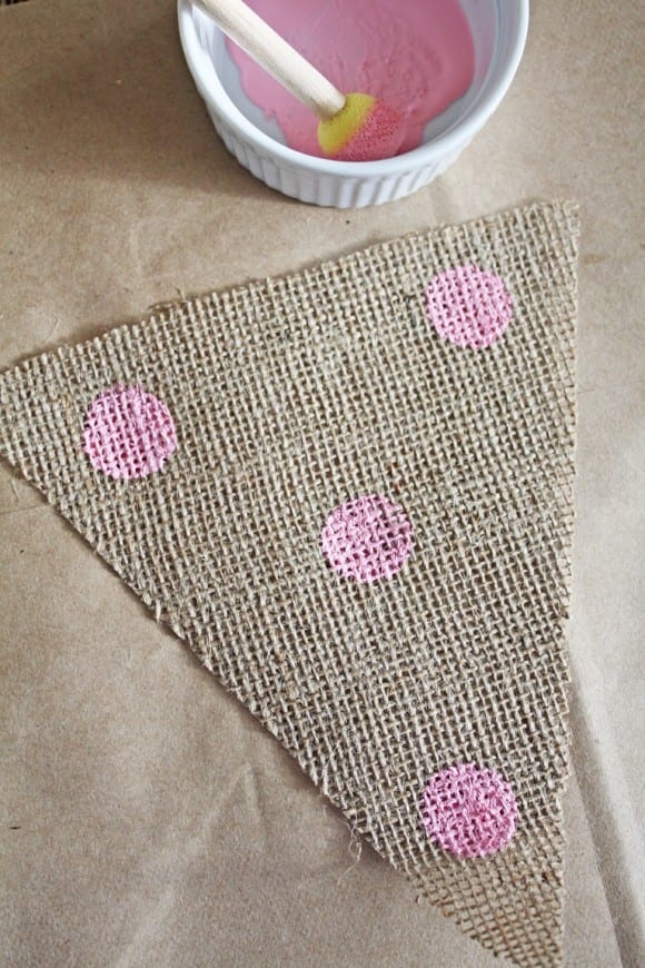 Shabby Chic Bunting | CatchMyParty.com