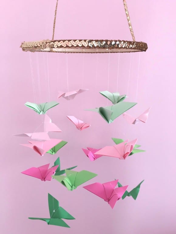 Glam Origami Butterfly Chandelier | CatchMyParty.com