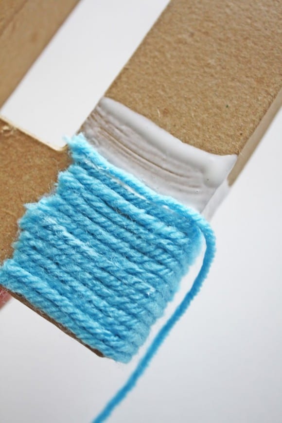 Creating Yarn Ombre Letter | CatchMyParty.com