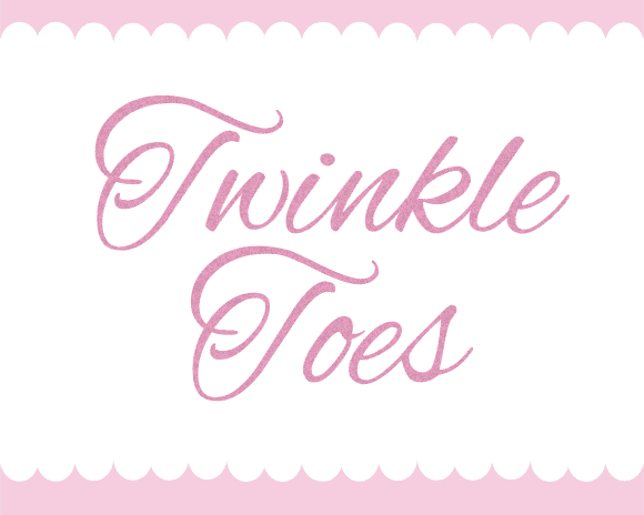 Ballerina Theme Twinkle Toes Sign | CatchMyParty.com