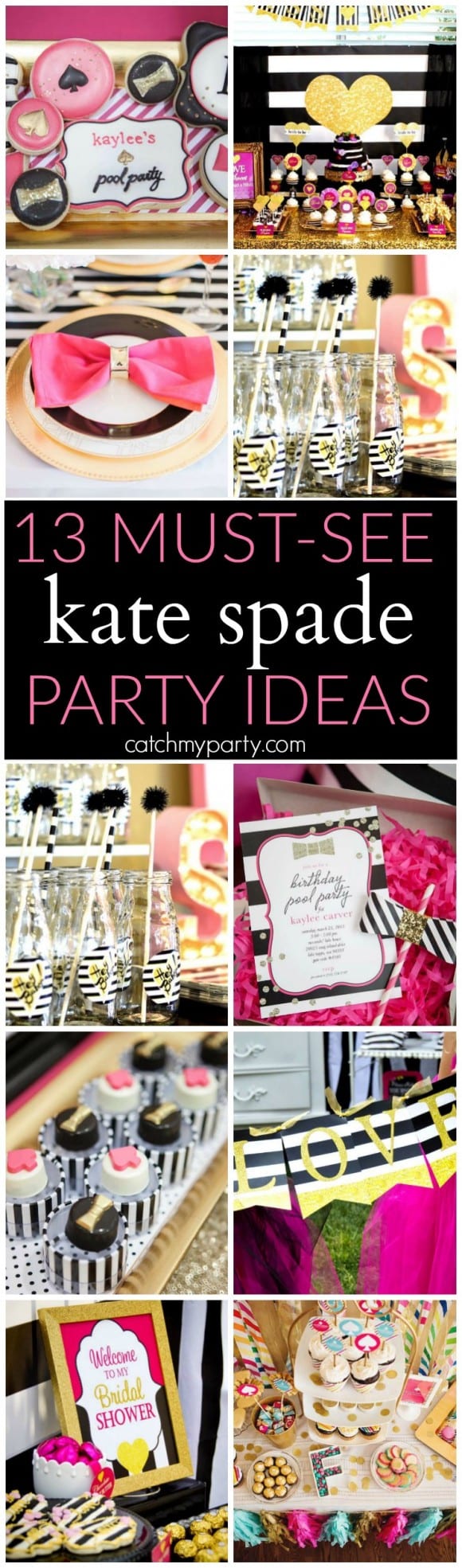Kate Spade party ideas | Catchmyparty.com