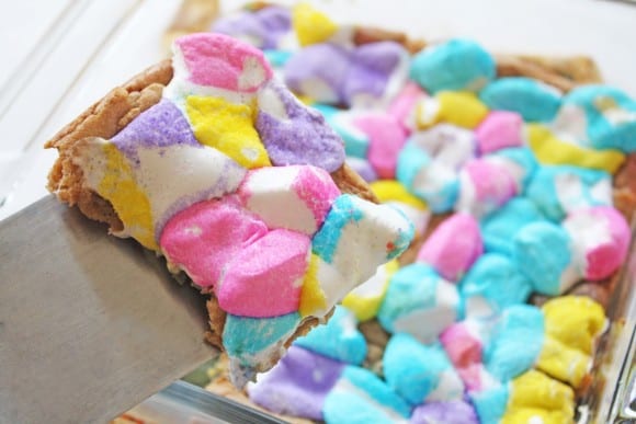 Blondies with Easter Peeps | Catchmyparty.com
