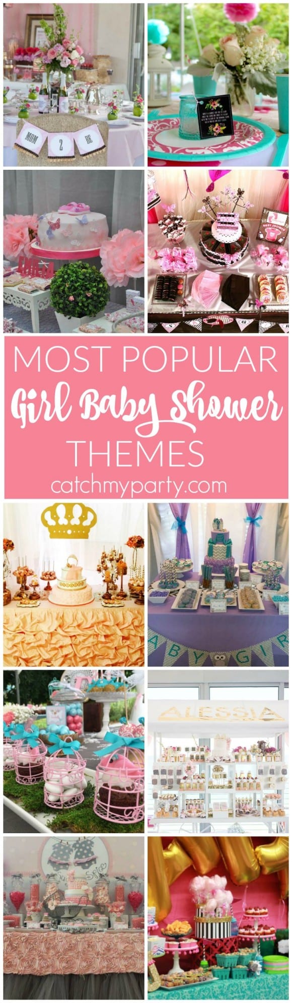 Most Popular Girl Baby Shower Themes | Catchmyparty.com