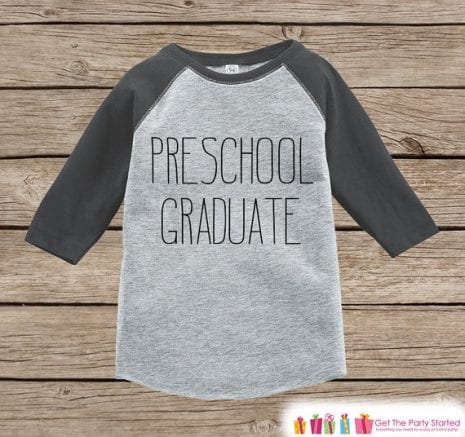 Preschool grad shirt | Catchmyparty.com
