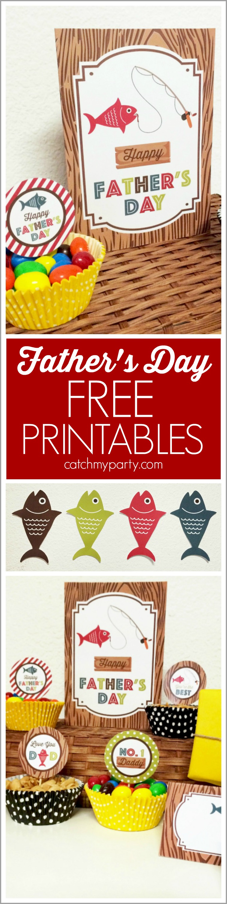 I Love Fishing Father s Day Free Printables Catch My Party