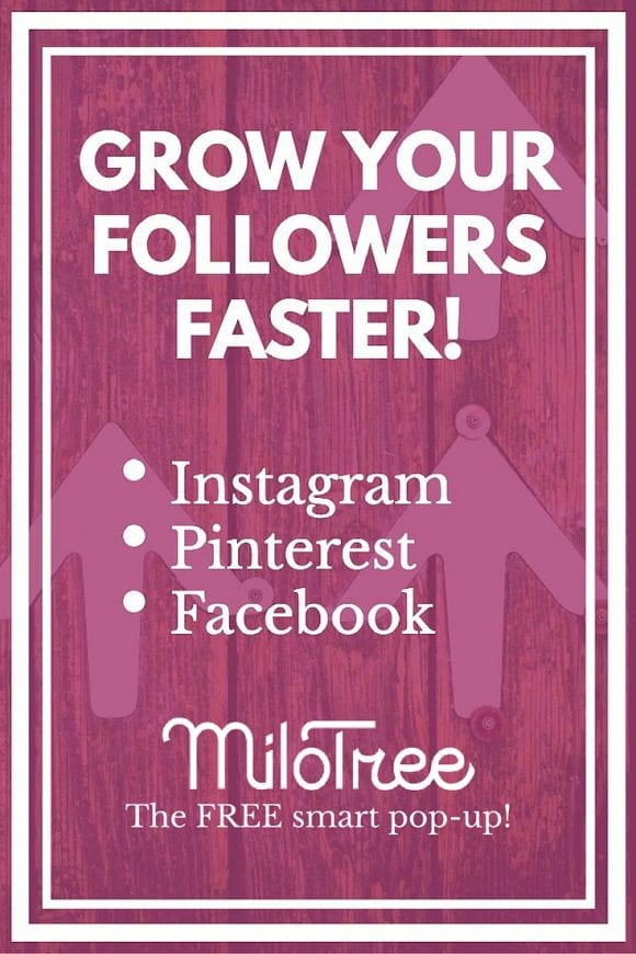 FREE Pop-Up To Grow Your Instagram, Pinterest, and Facebook Followers