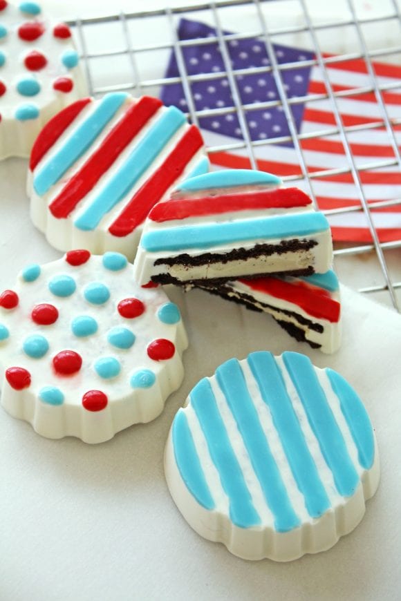 Patriotic July 4th Cookies | CatchMyParty.com