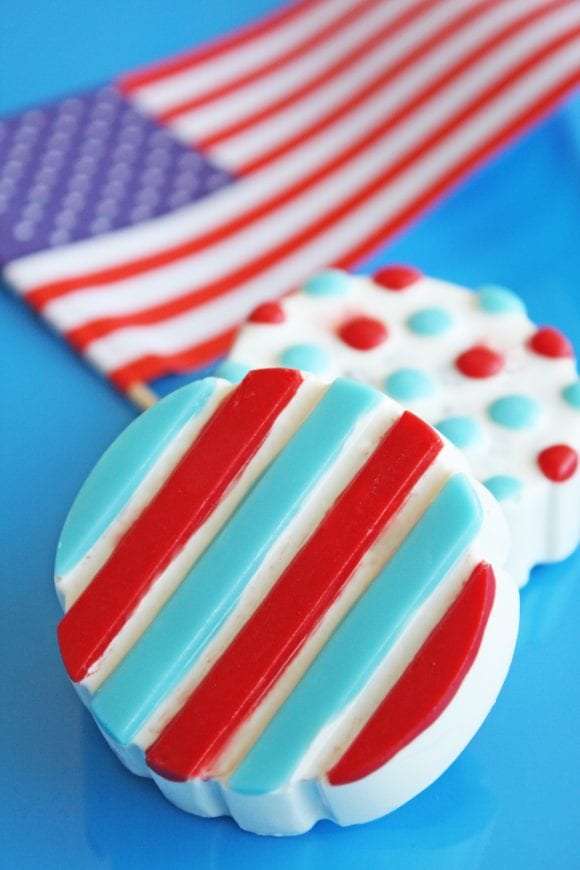 Patriotic July 4th Cookies | CatchMyParty.com