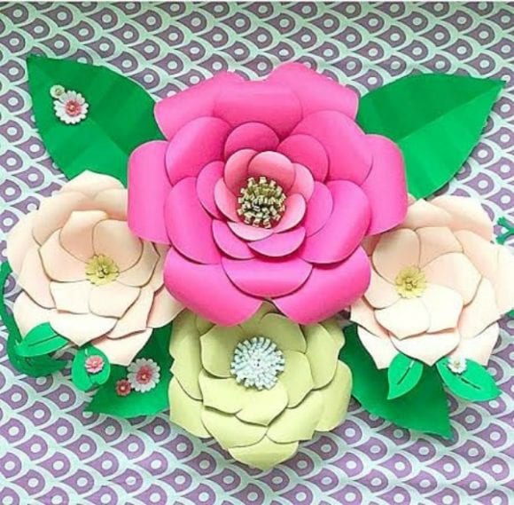 DIY Paper flowers | Catchmyparty.com
