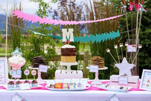 S'mores Birthday Party | CatchMyParty.com