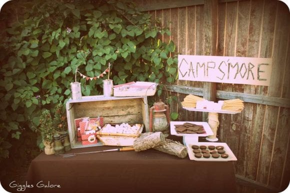 Camp S'mores Birthday | CatchMyParty.com