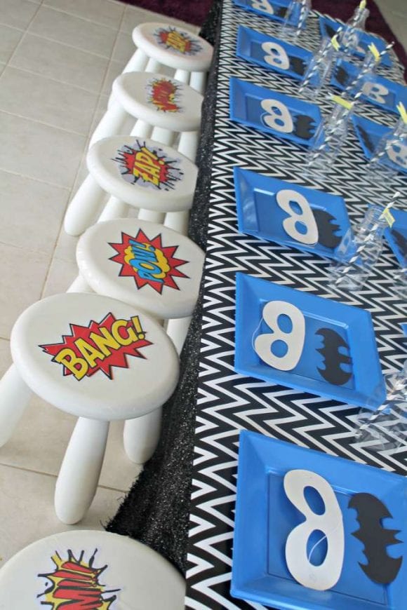 Superhero party table | Catchmyparty.com