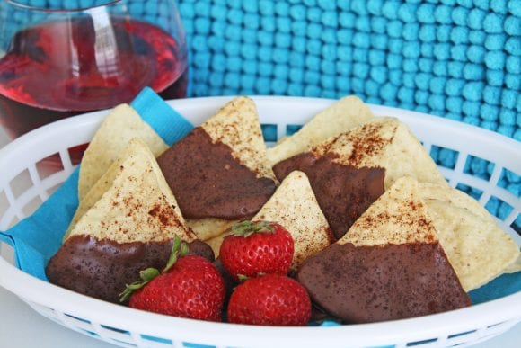 Mexican Hot Chocolate Tortilla Chips | CatchMyParty.com