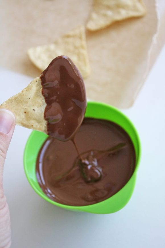 Mexican Hot Chocolate Tortilla Chips | CatchMyParty.com