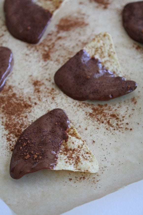 Mexican Hot Chocolate Tortilla Chips | CatchMyParty.com