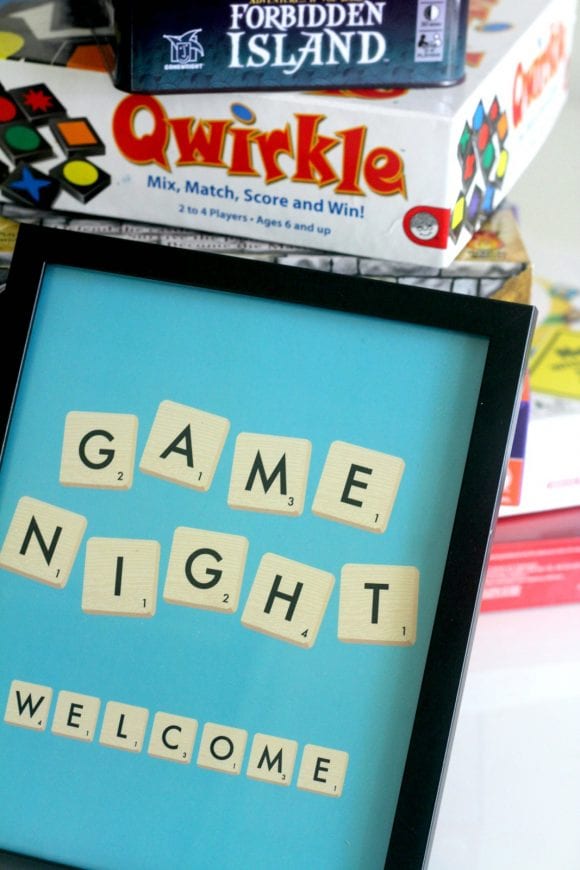 Game Night Party Free Printables | CatchMyParty.com